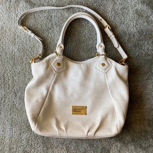 AUTHENTIC Marc Jacobs White Leather Handbag